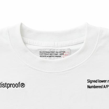 ABSTRACT IMAGISTS L/S Pullover w/Drawcord White