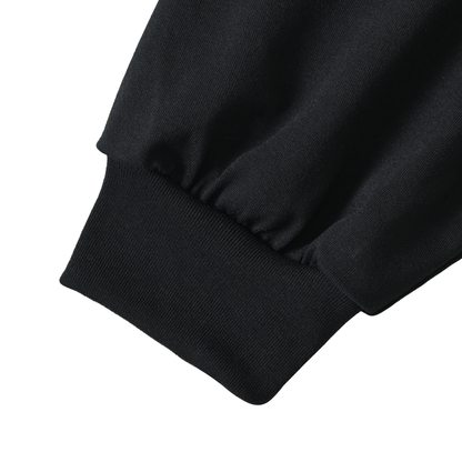 ABSTRACT IMAGISTS L/S Pullover w/Drawcord  Black