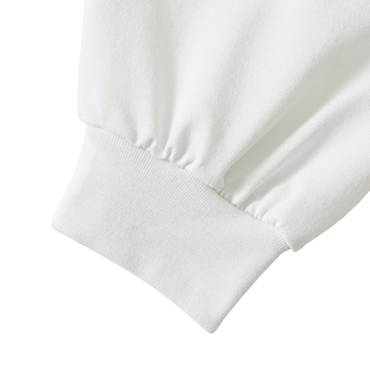 ABSTRACT IMAGISTS L/S Pullover w/Drawcord White