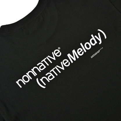 Native Melody T-SHIRT SS BLACK
