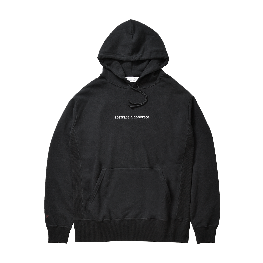 ABSTRACT AND CONCRETE HOODIE BLACK