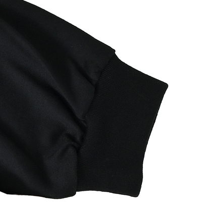 3Lines Logo  L/S T-Shirt  Black（white embroidery）