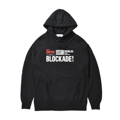 ART BLOCKADE HOODIE BLACK
