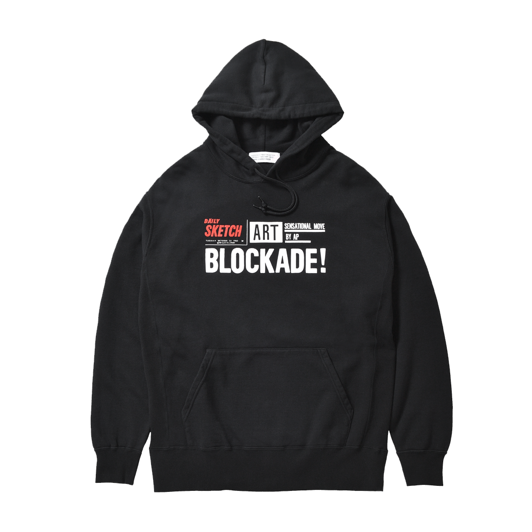 ART BLOCKADE HOODIE BLACK