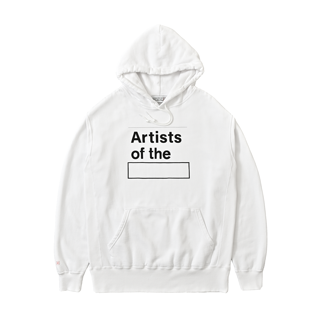 ARTISTS OF THE ＿  HOODIE WHITE