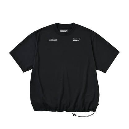 Visual Arts S/S T-shirt w/Drawcord  Black