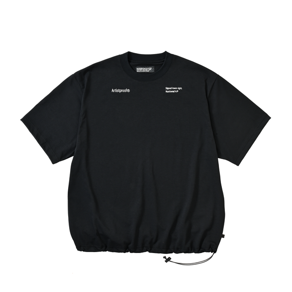 Visual Arts S/S T-shirt w/Drawcord  Black