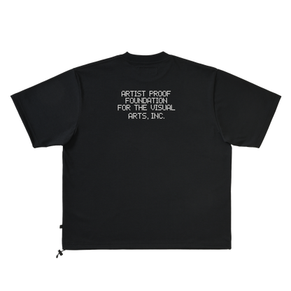 Visual Arts S/S T-shirt w/Drawcord  Black