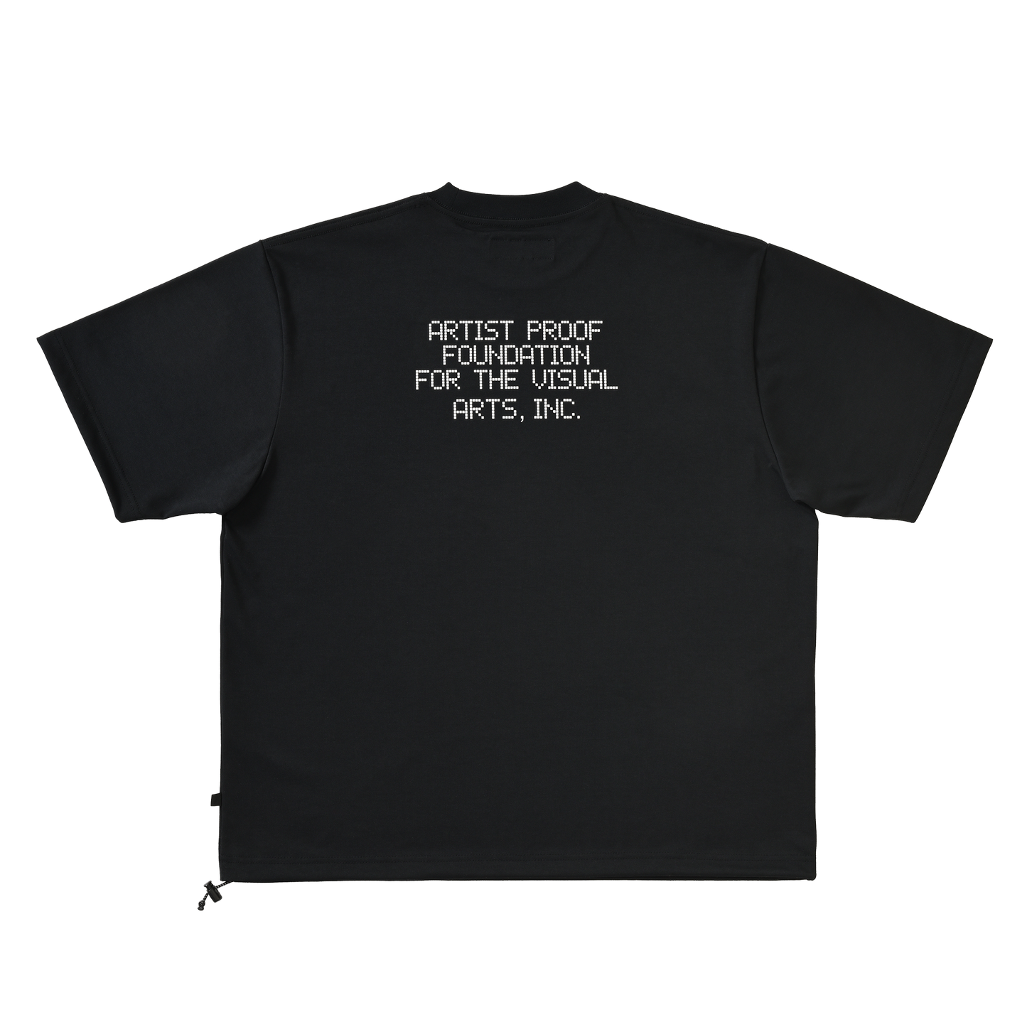 Visual Arts S/S T-shirt w/Drawcord  Black