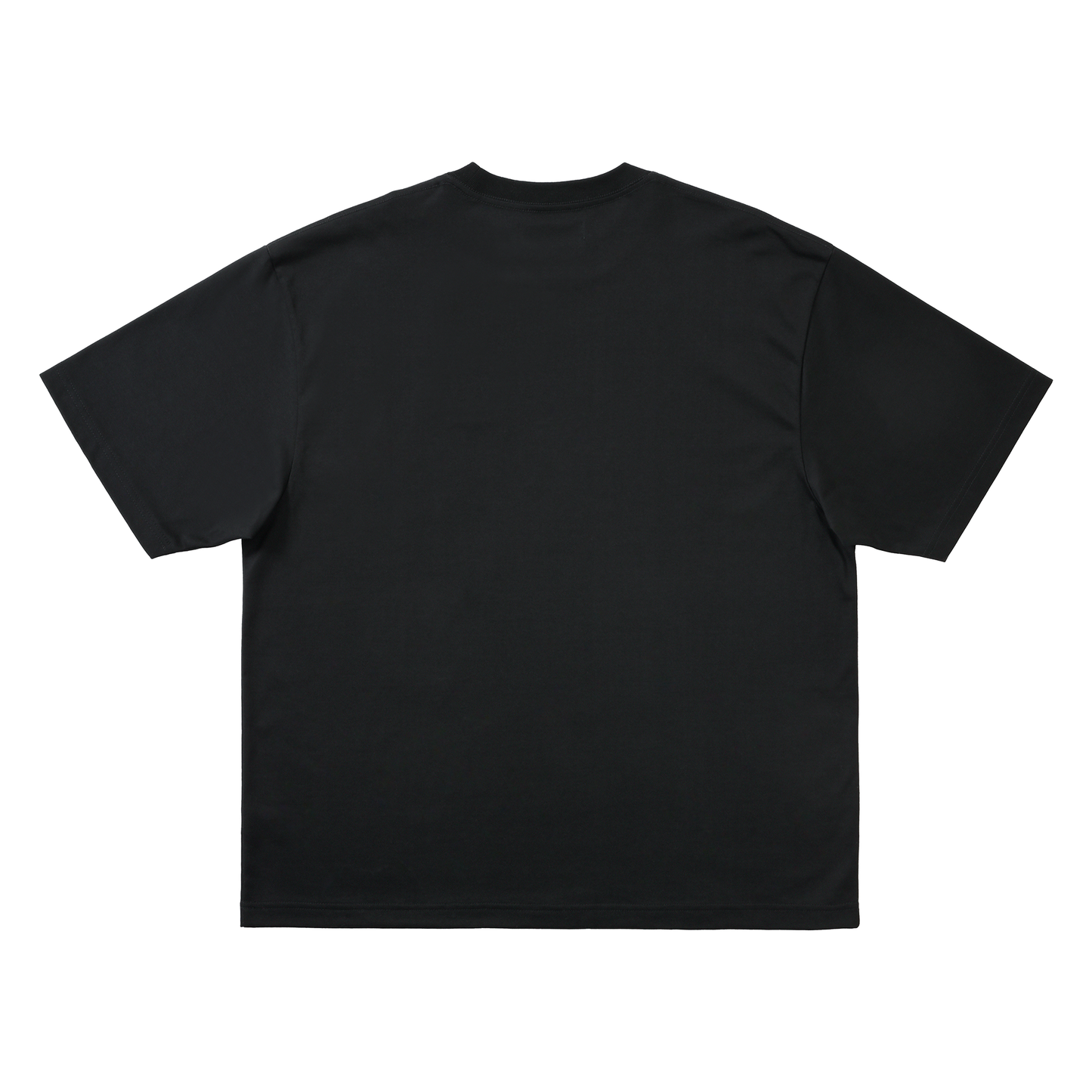 3 Lines Logo S/S T-Shirt Black（white embroidery）