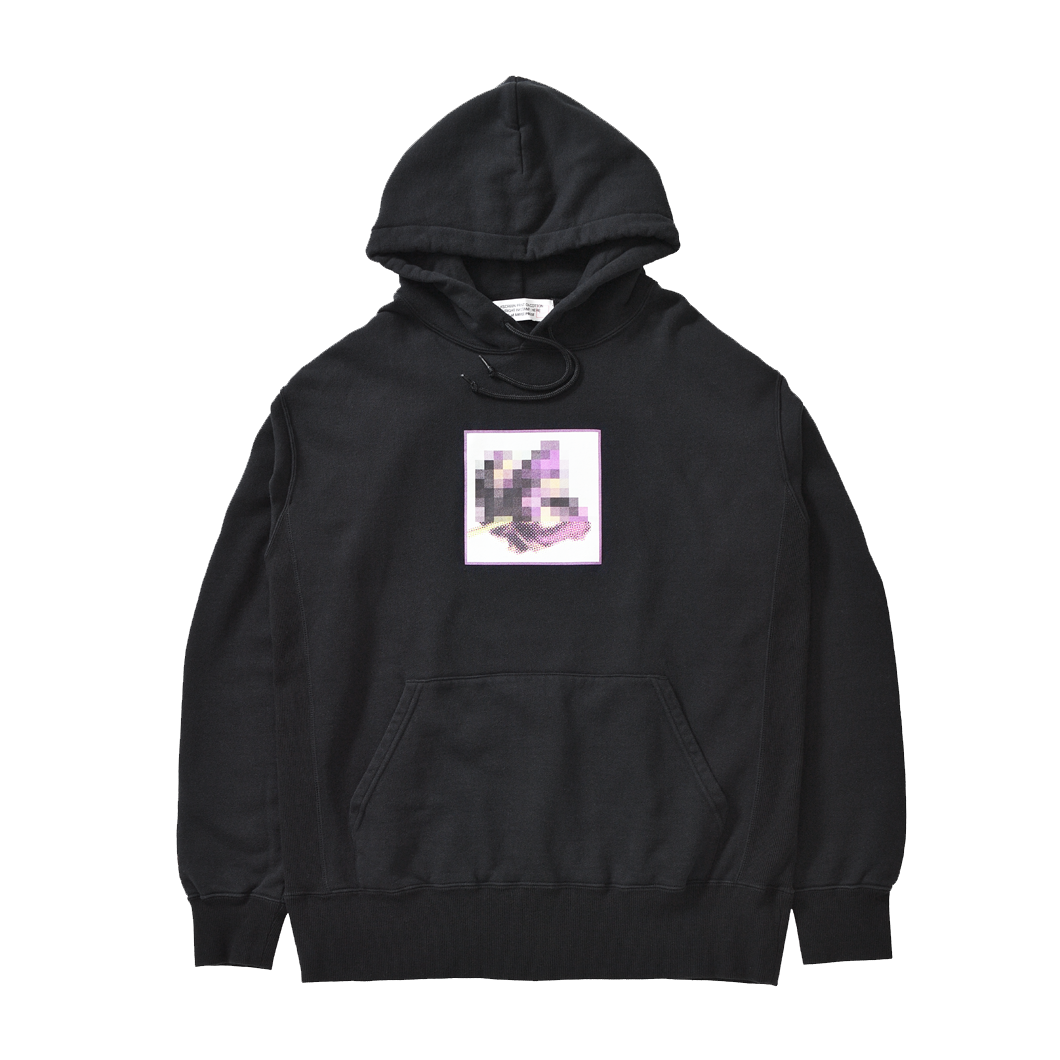 COTTAGE TULIP HOODIE BLACK