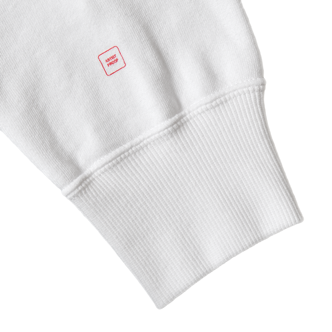 Think Artful.  HOODIE WHITE