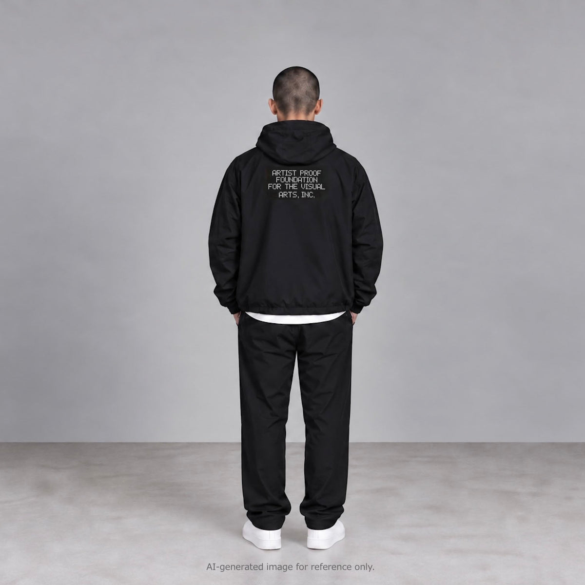 CORDURA®︎ Nylon Hooded Jacket w/Drawcord Black