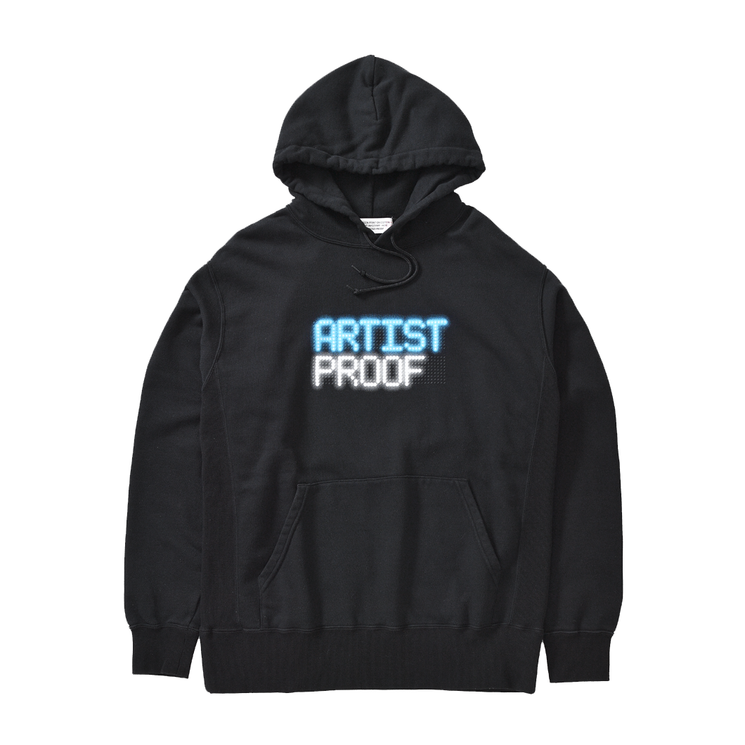 LED ARTIST PROOF  HOODIE  BLACK
