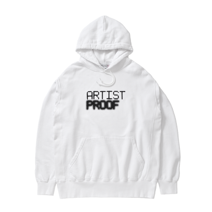 LED ARTIST PROOF  HOODIE  WHITE