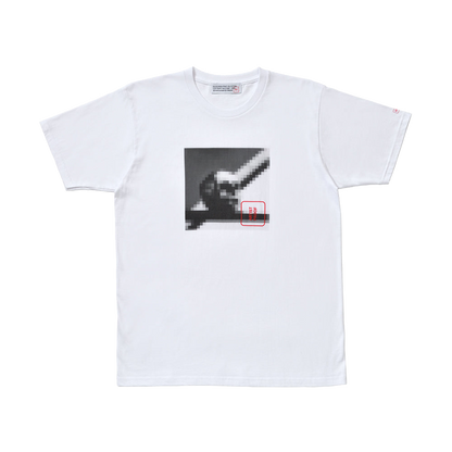 MONOCHROME SKULL T-SHIRTS WHITE