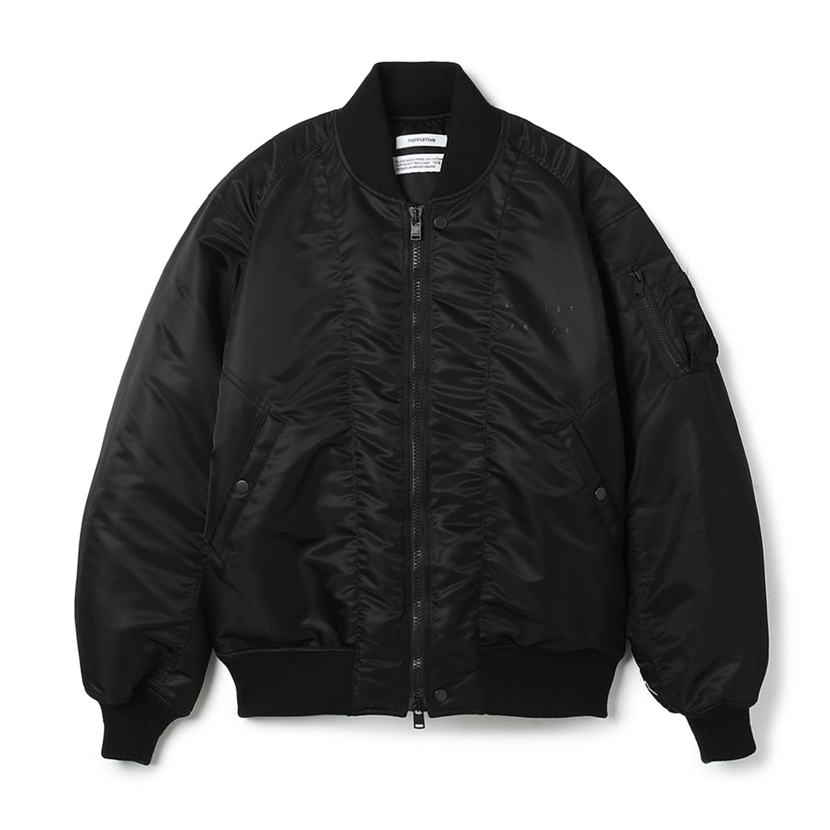 ARTIST PROOF / FRGMT × nonnative TROOPER PUFF BLOUSON NYLON TWILL WITH WINDSTOPPER “Innovaten” BLACK