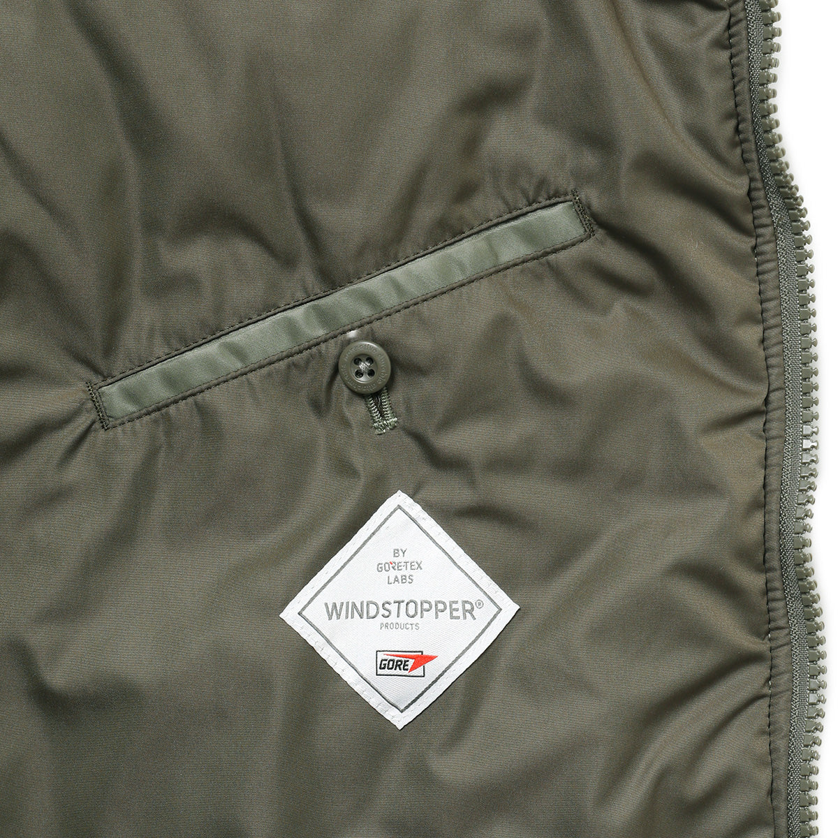 ARTIST PROOF / FRGMT × nonnative TROOPER PUFF BLOUSON NYLON TWILL WITH WINDSTOPPER “Innovaten” OLIVE