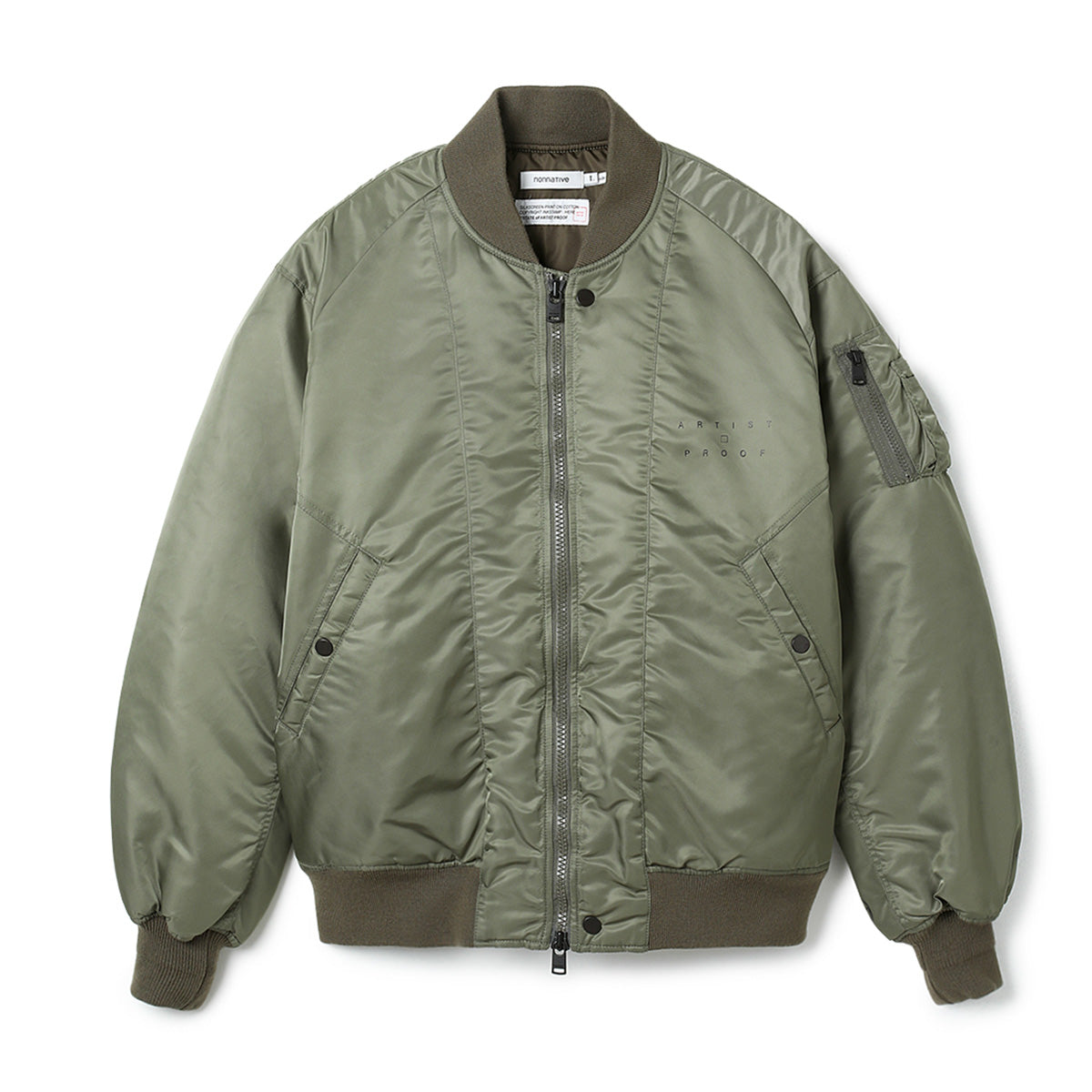 ARTIST PROOF / FRGMT × nonnative TROOPER PUFF BLOUSON NYLON TWILL WITH