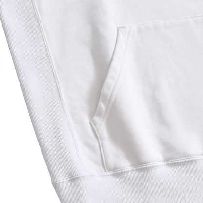 Think Artful.  HOODIE WHITE