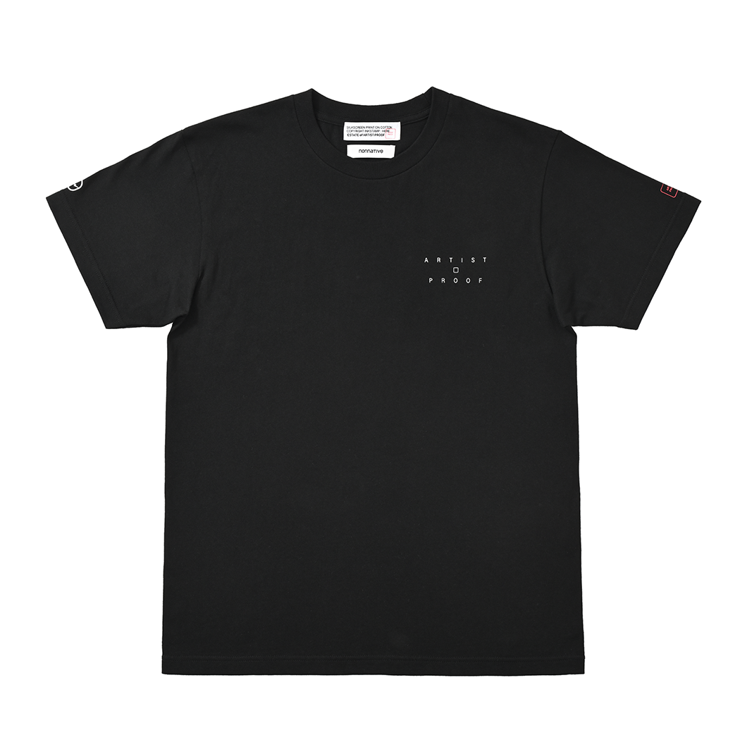 FRGMT × nonnative “Innovaten” T-SHIRT SS BLACK