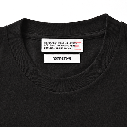 FRGMT × nonnative “Innovaten” T-SHIRT SS BLACK