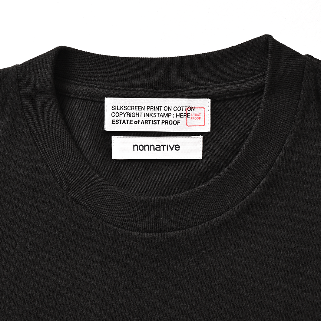 FRGMT × nonnative “Innovaten” T-SHIRT SS BLACK