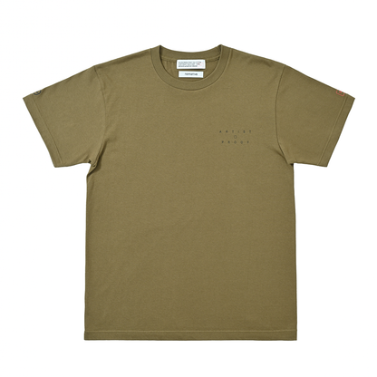 FRGMT × nonnative “Innovaten” T-SHIRT SS OLIVE