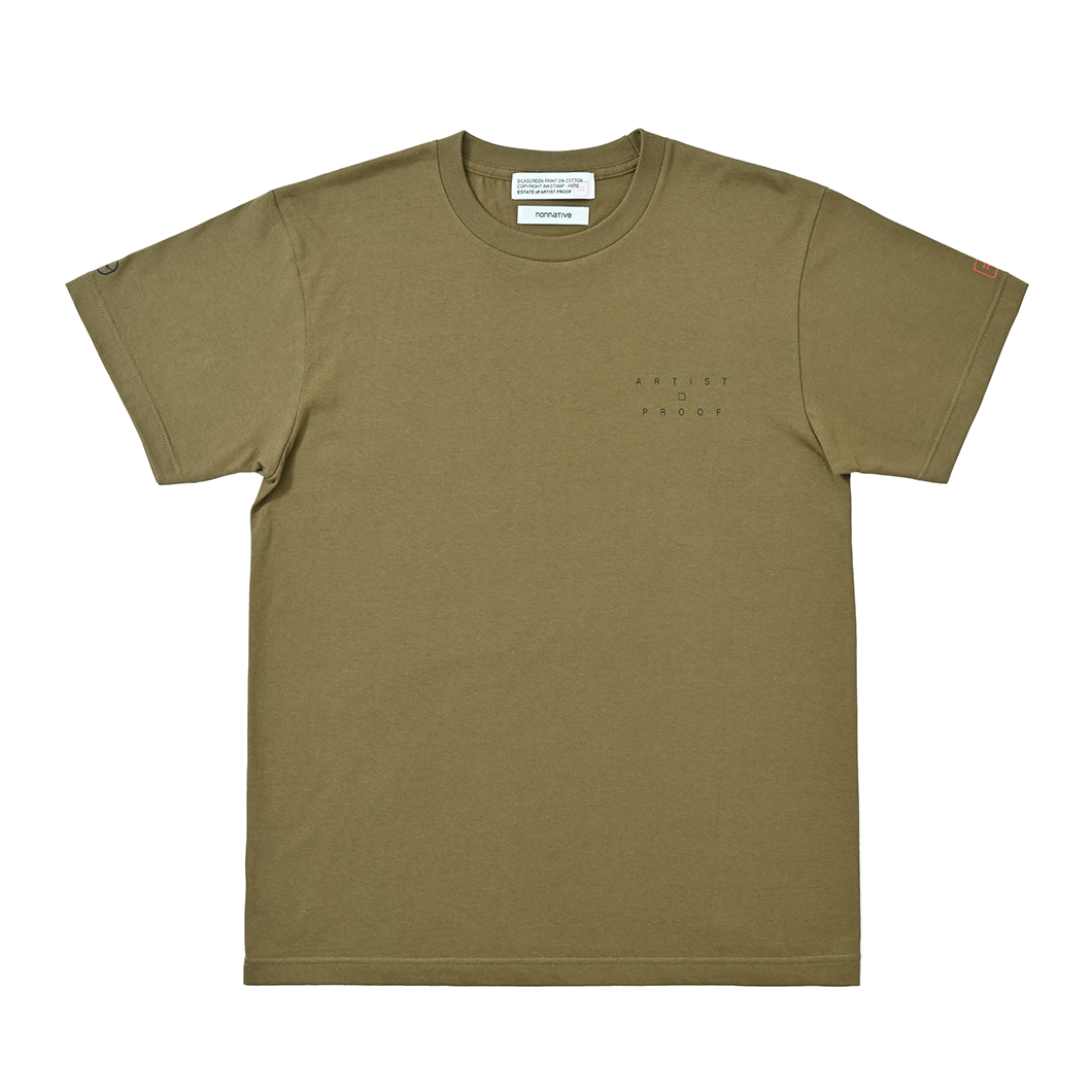 FRGMT × nonnative “Innovaten” T-SHIRT SS OLIVE