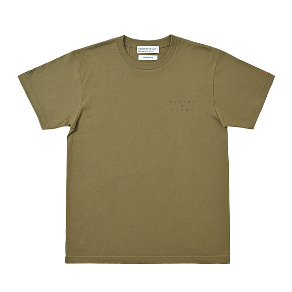 FRGMT × nonnative “Innovaten” T-SHIRT SS OLIVE