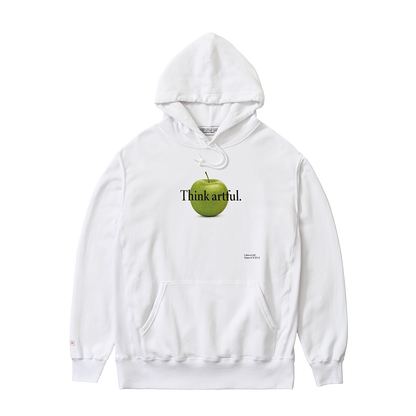 Think Artful.  HOODIE WHITE