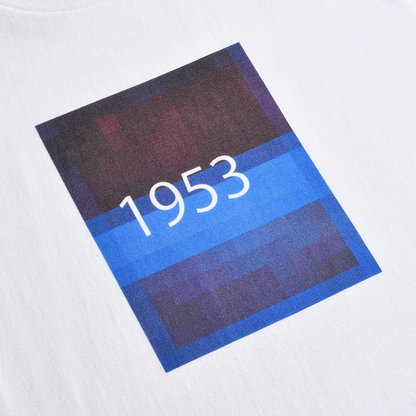 ABSTRACT 1953 T-SHIRTS WHITE
