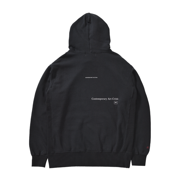 CONTEMPORARY ART CRISIS  HOODIE  BLACK